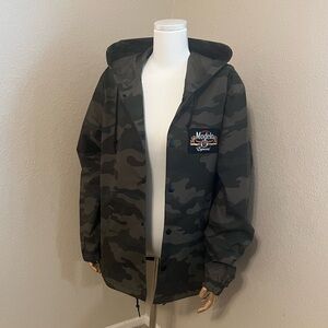 Camo Windbreaker Jacket